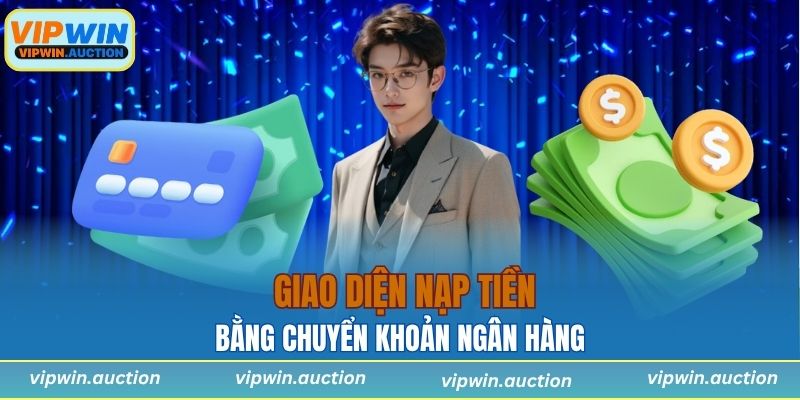 Giao diện bằng chuyển khoản ngân hàng 